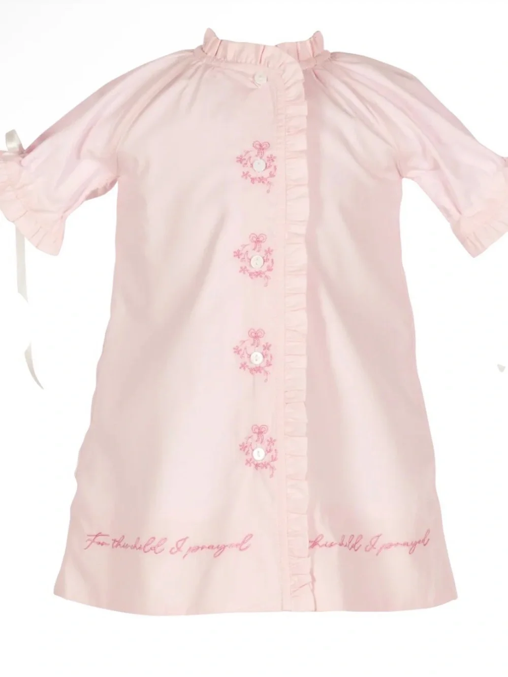 NWT THE YELLOW LAMB Pink Baby Sleep Gown - Soft Pink Infant Pajama